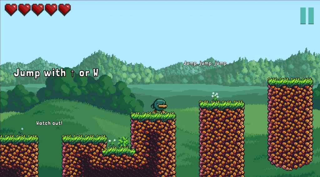 HAIZY Screenshot - Jumping platforms